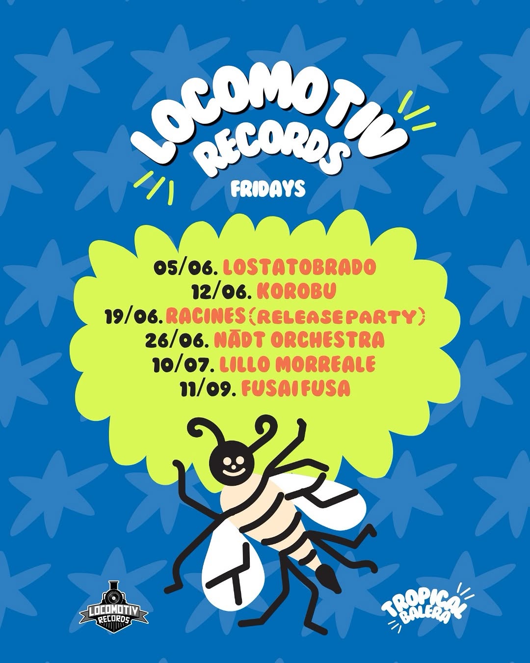 Locomotiv Records Fridays