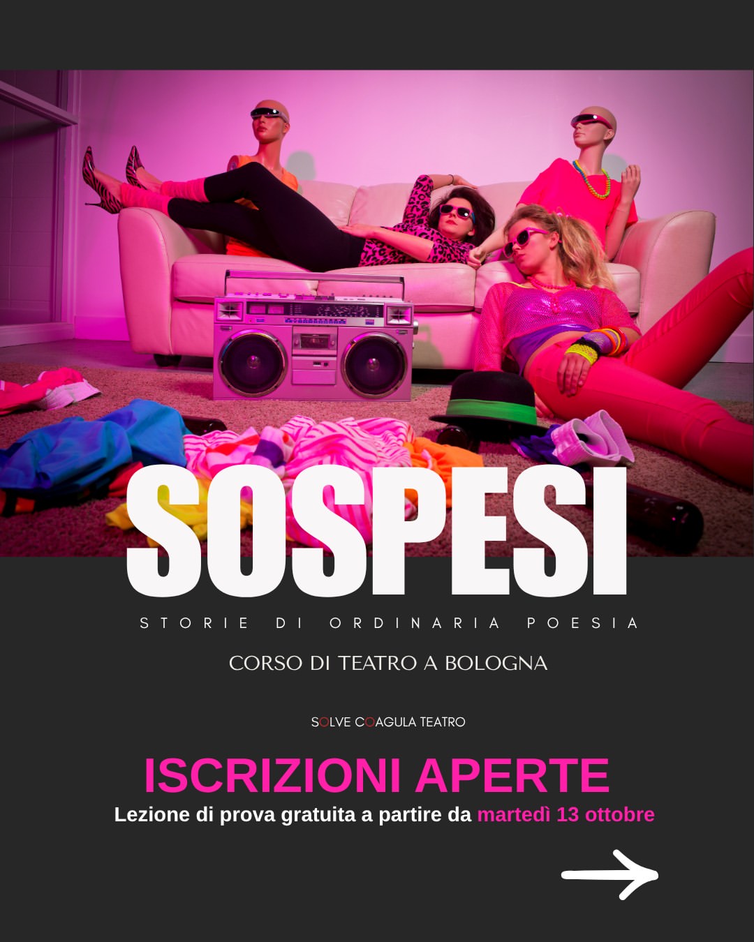 SOSPESI - Laboratorio teatrale open level