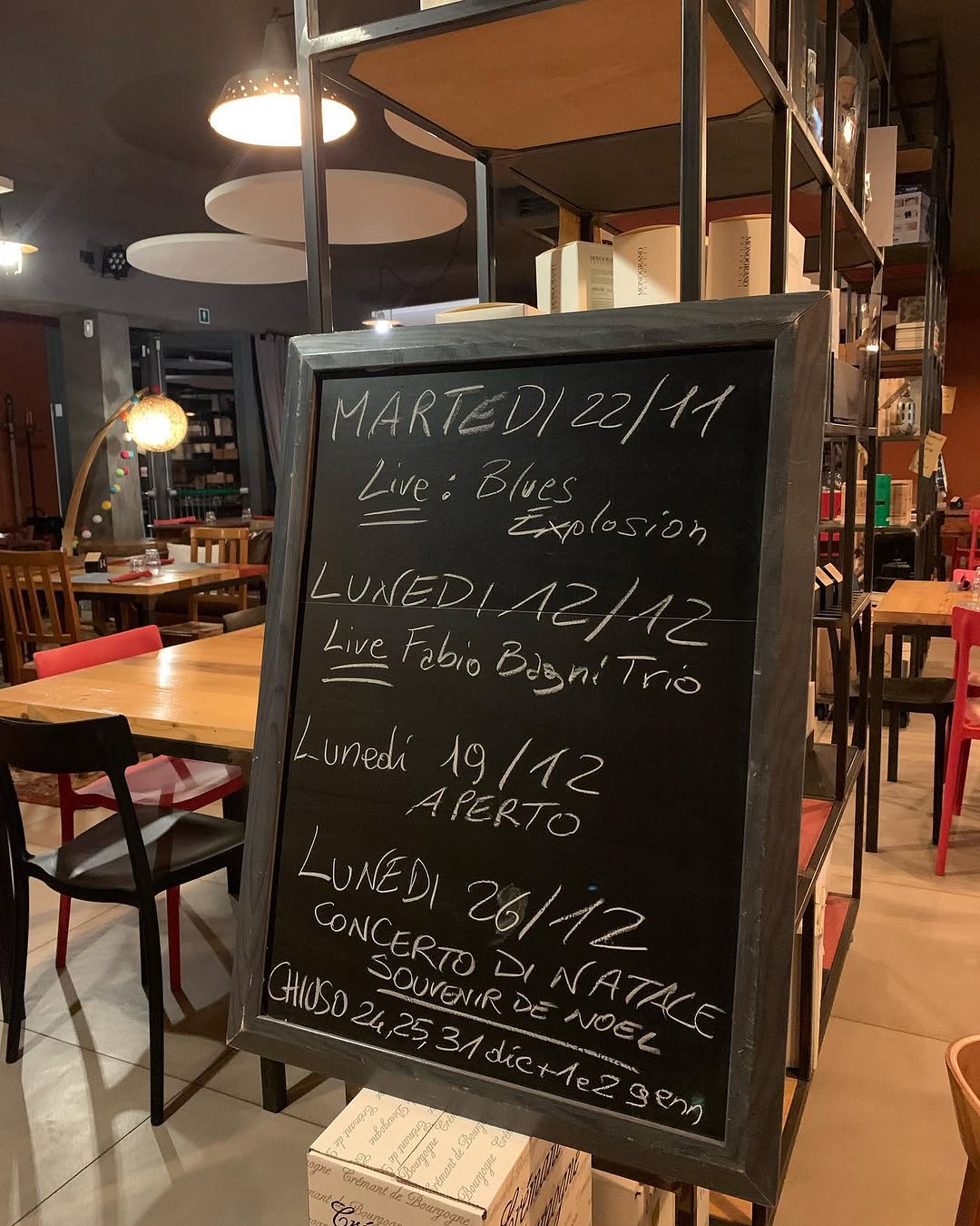 Serate live e aperitivi a dicembre a Cantina Garibaldi