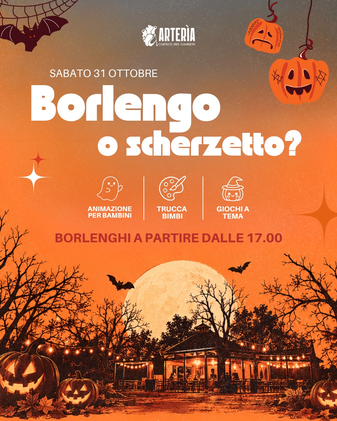 Borlenghi & Halloween @ Arterìa - Chiosco Rio Gamberi, Modena