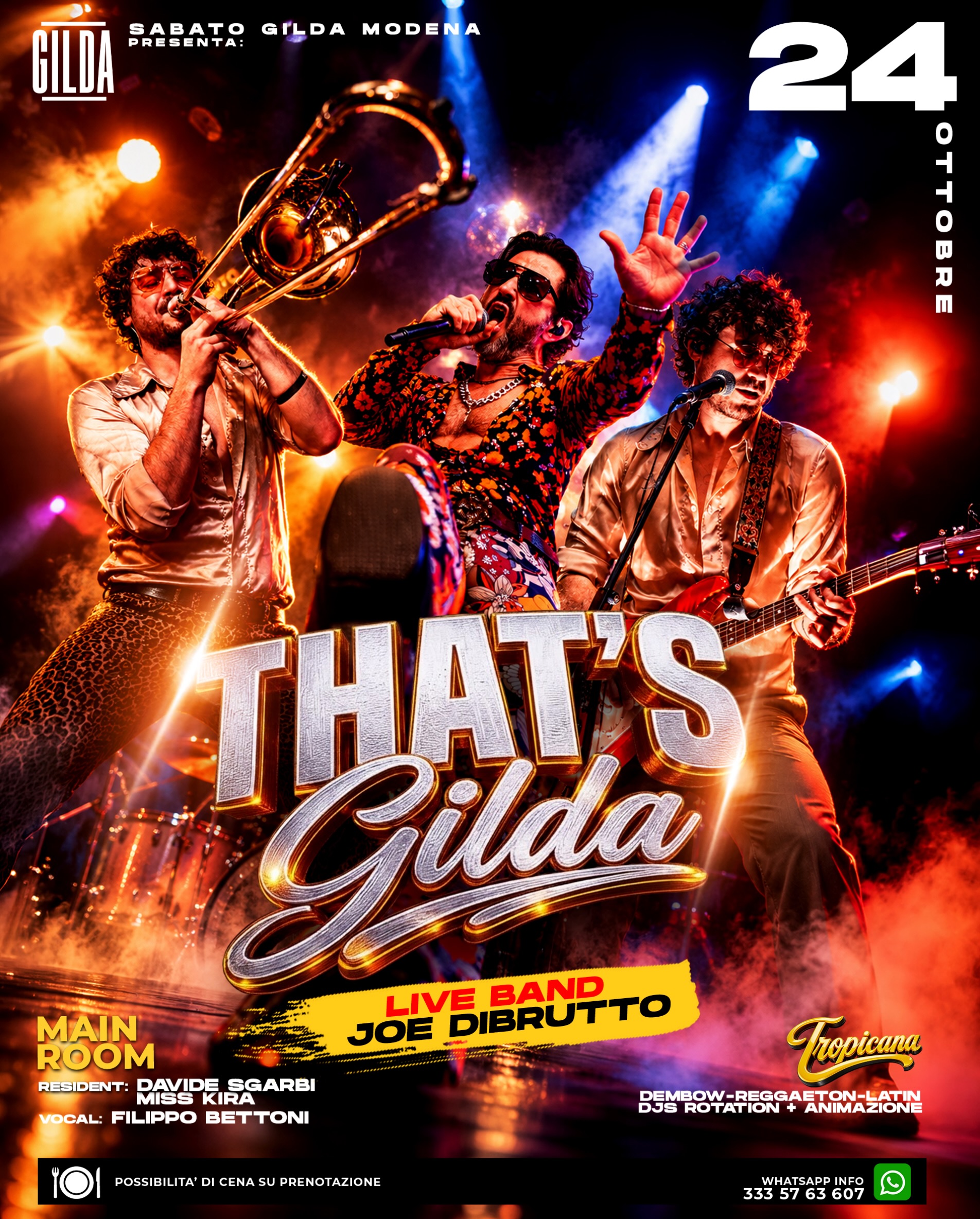 Live Band Show con Joe Di Brutto al Gilda