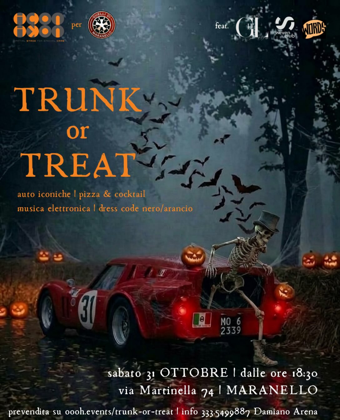 Trunk or Treat all'Iconikon: Halloween tra auto iconiche