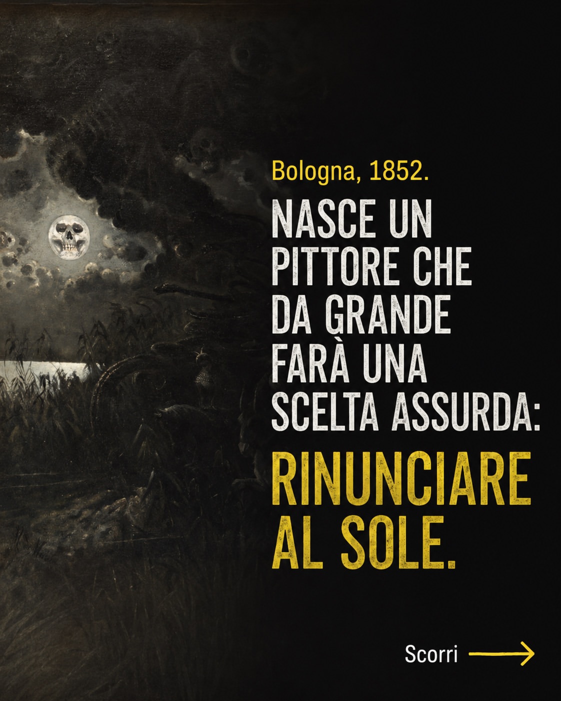 Mario de Maria: la notte del pittore bolognese