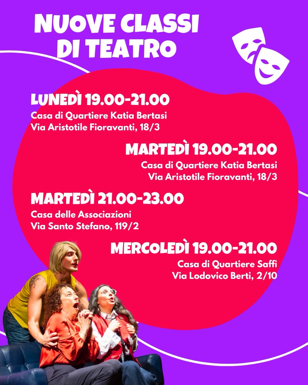 Corsi di Teatro, Musical e Canto a Bologna