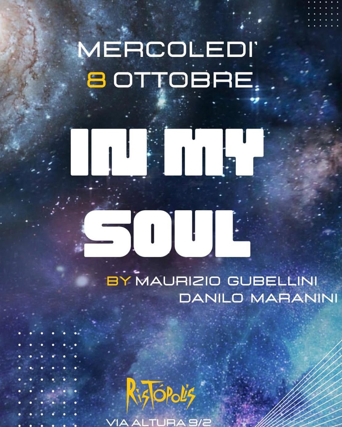 In My Soul - Serata musicale e cena spettacolo