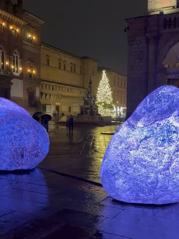 Dismisura: installazione luminosa a San Petronio