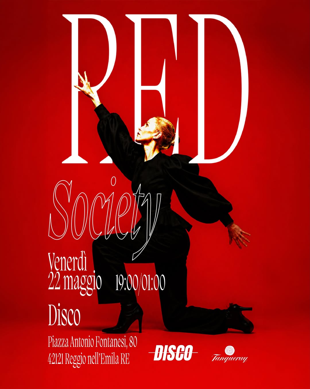 Next Date: 22/05📀 📍Al: @disco.cocktails , Piazza Fontanesi RE 🕛Dalle 19:00 All’1:00 🥀Vi aspettiamo numerosi 🔴Be the Red Society🔴 #bered #club #eventireggioemilia