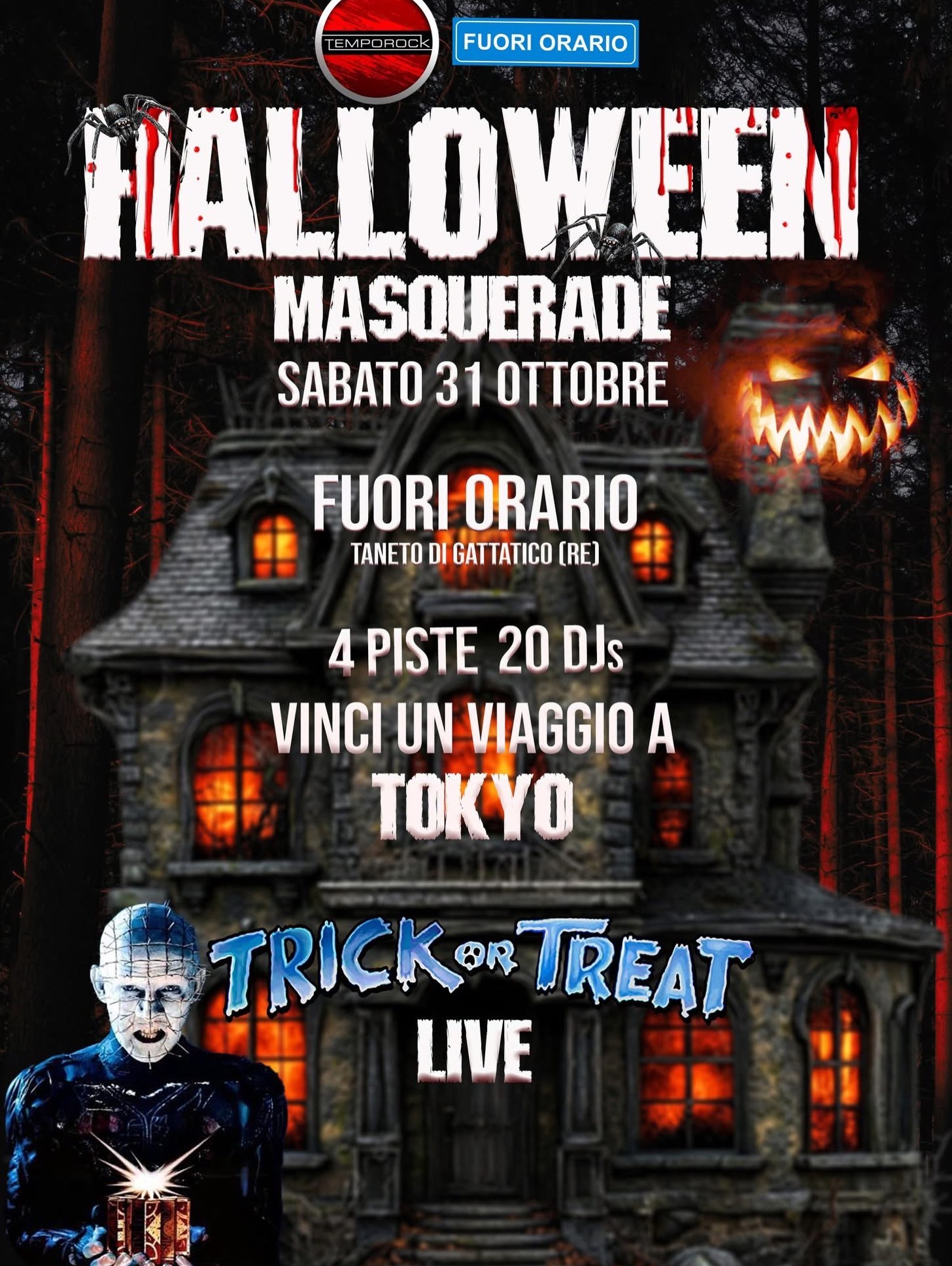 Trick or Treat Halloween Party con Fabio Lione a Reggio Emilia