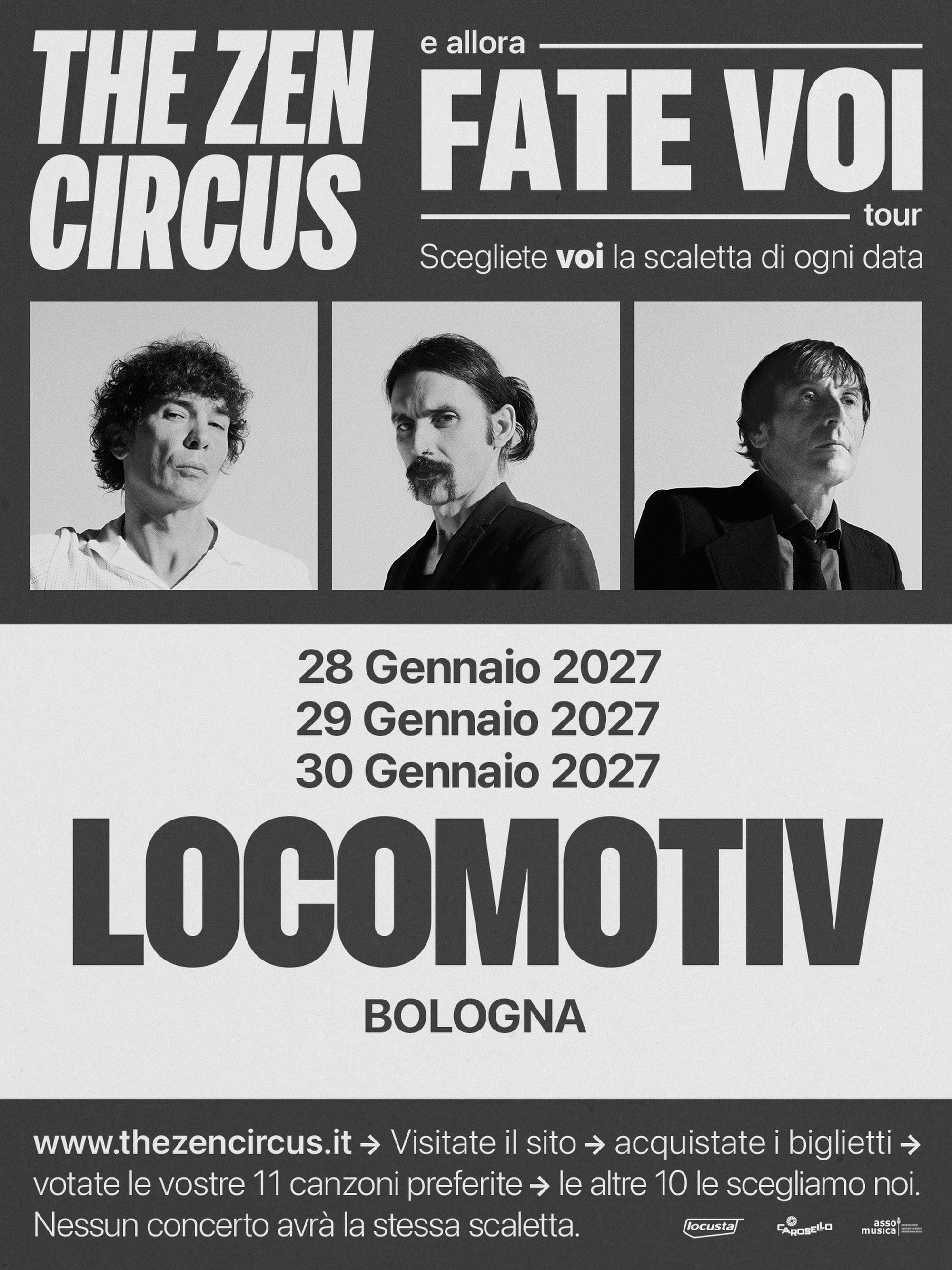 Zen Circus - FATE VOI TOUR al Locomotiv Club