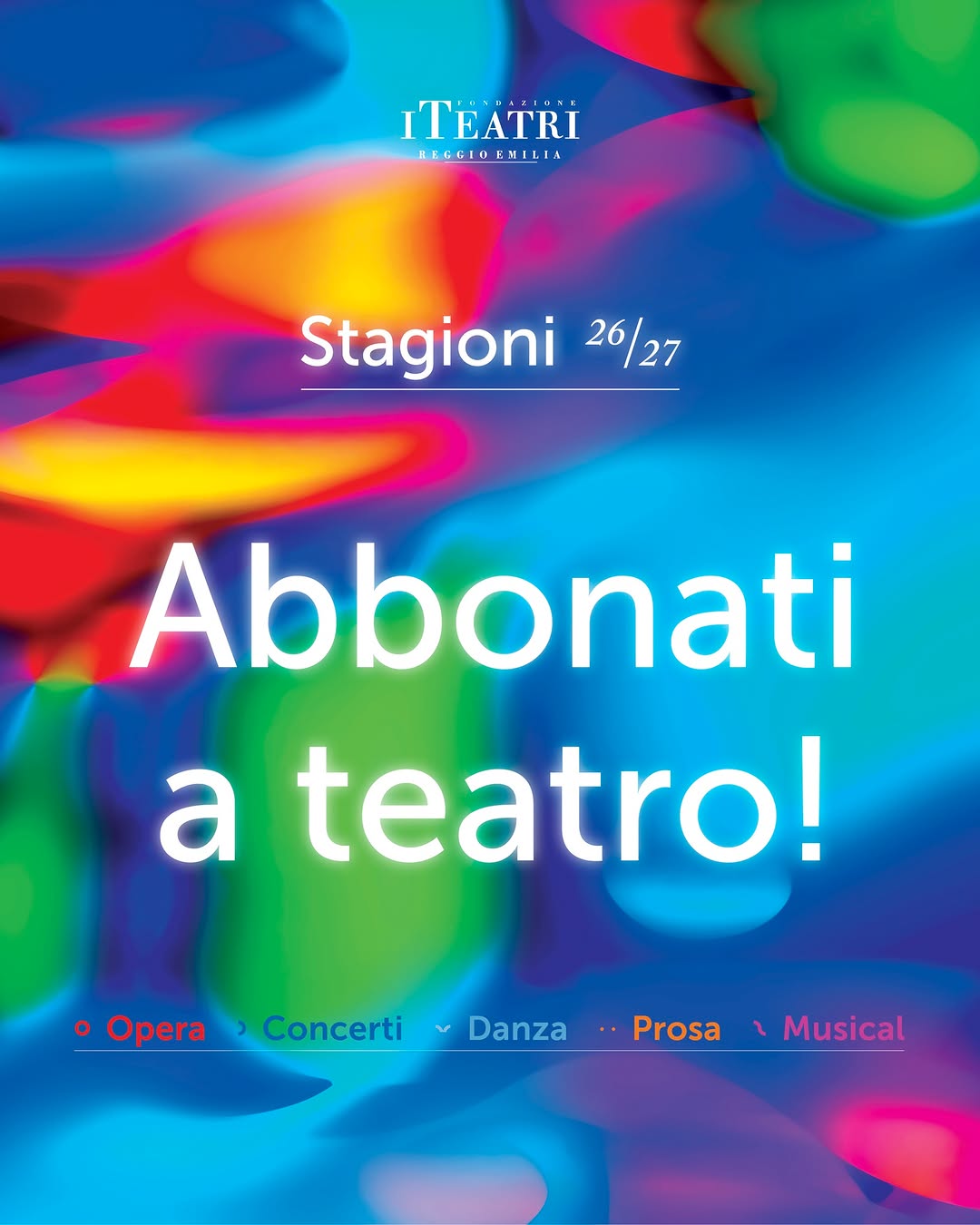 Abbonamenti Stagione 2026-2027 Teatri di Reggio Emilia