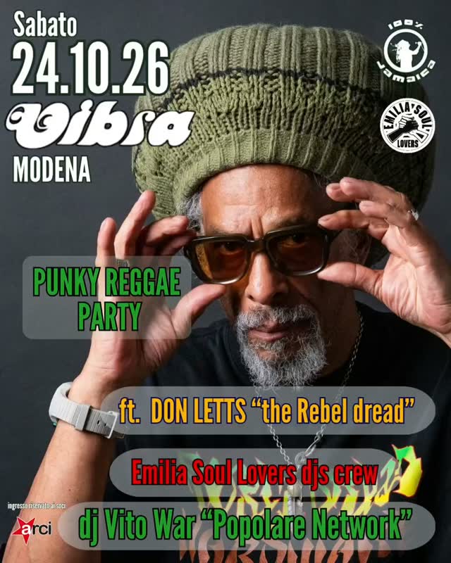 Don Letts 'The Rebel Dread' al Vibra
