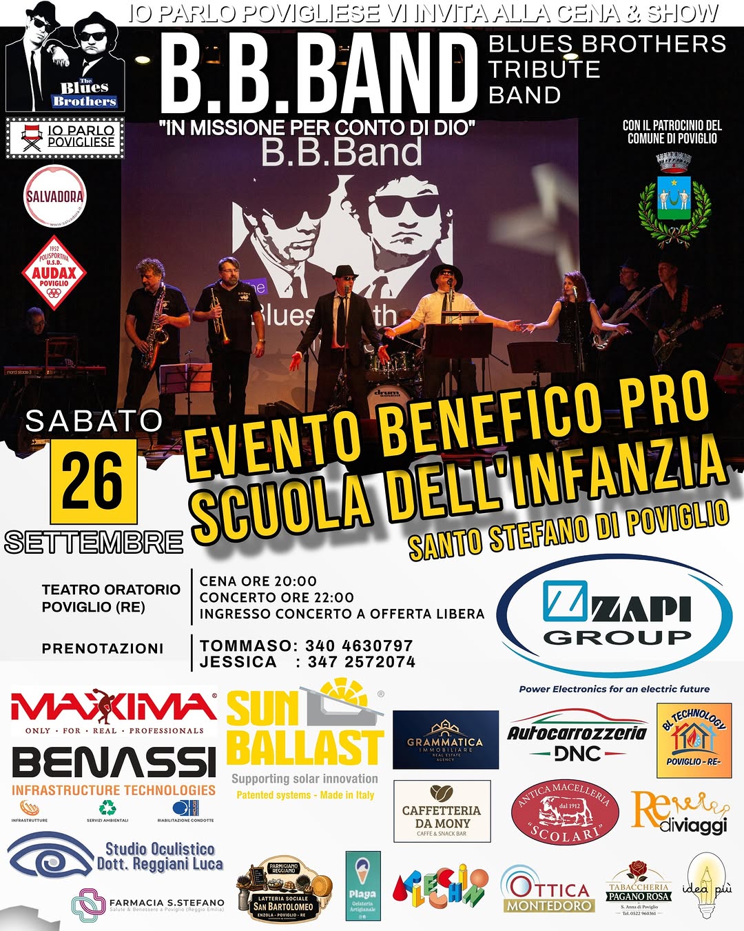 B.B.Band Blues Brothers Tribute - Serata Benefica