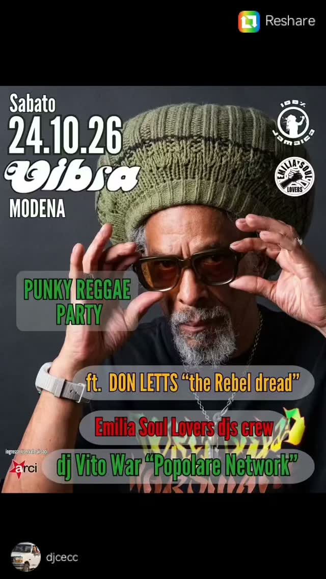 Punky Reggae Party al Vibra con Don Letts