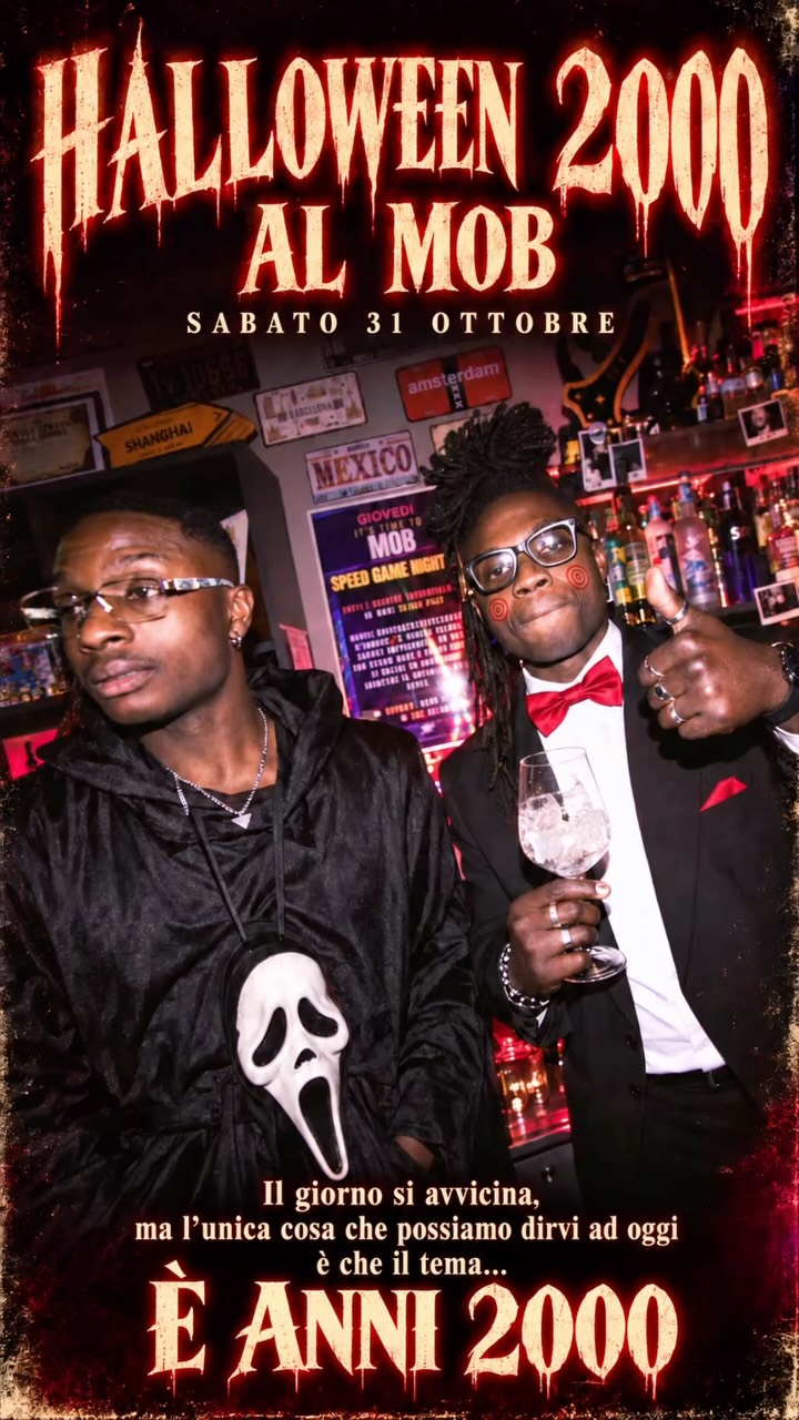 Halloween 2000 al MOB: serata a tema anni 2000