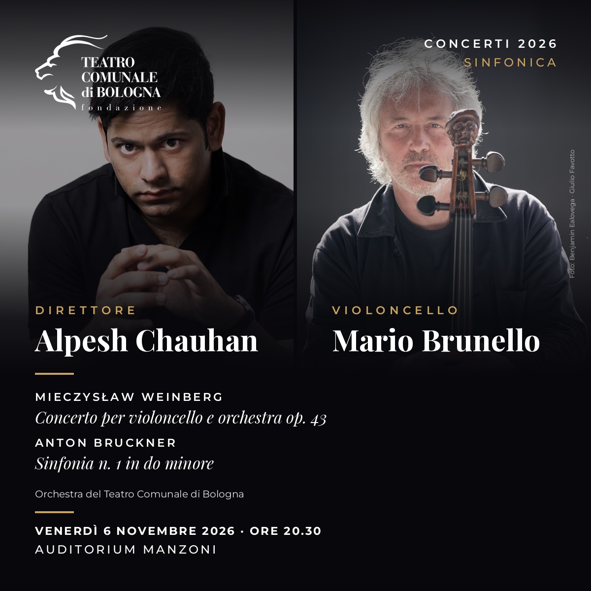 Sinfonica Weinberg / Bruckner @ Auditorium Manzoni, Bologna