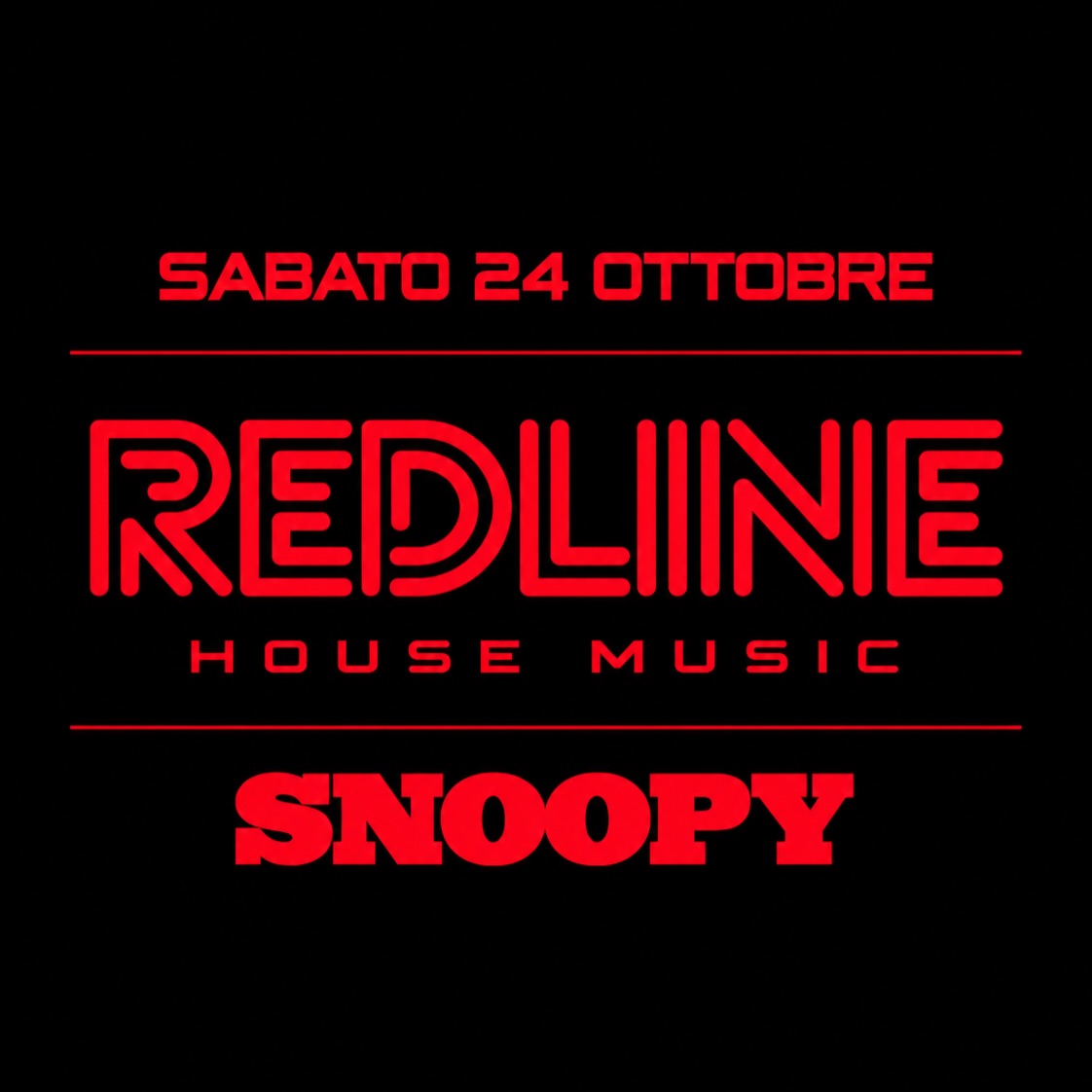REDLINE al Snoopy Club di Modena